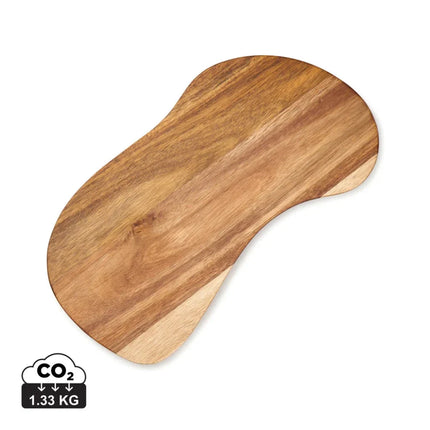 Veia Collection Medium Serving Board In FSC Acacia Wood Hand Finished With Quiet Luxury