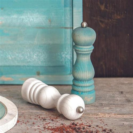 Vintage pepper mill, blue, 190mm - hospitality