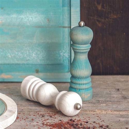 Vintage pepper mill, white, 190mm - hospitality