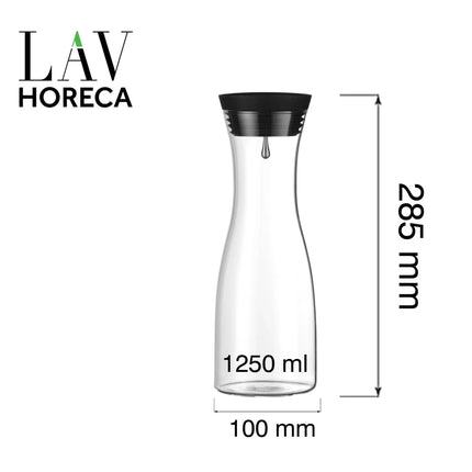 Vision carafe with lid, 1250ml - hospitality