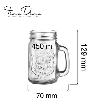 Vision jar with handle, 450ml - hospitality