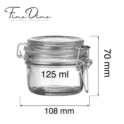 Vision weck-type jar, 125ml - hospitality