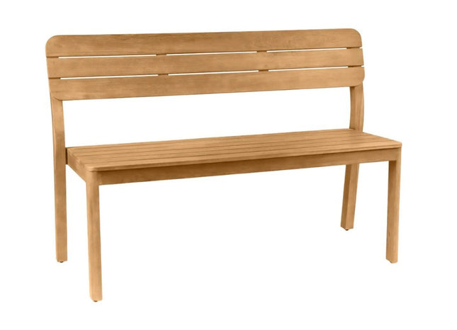 Vlaemynck Lodge Solid Teak 2/3-Seater Bench – Contract Grade - CWDH