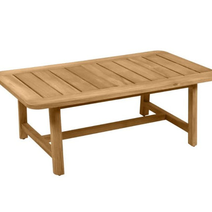 Vlaemynck Lodge Solid Teak Low Table 110 × 65 cm – Contract Grade - CWDH