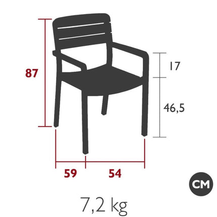 Vlaemynck Lodge Solid Teak Stacking Armchair – Contract Grade - CWDH