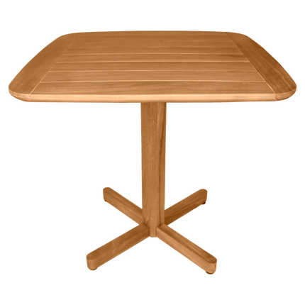 Vlaemynck Lodge Teak Dining Table 70 × 70 cm – Contract Grade - CWDH