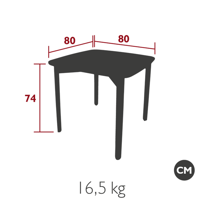 Vlaemynck Lodge Teak Dining Table 80 × 80 cm – Contract Grade - CWDH