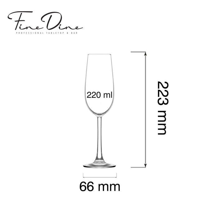 Volare champagne glass, 220 ml - CWDH
