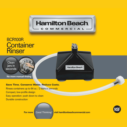 Washer for jugs and blenders, 160X160X(H)133mm - hospitality
