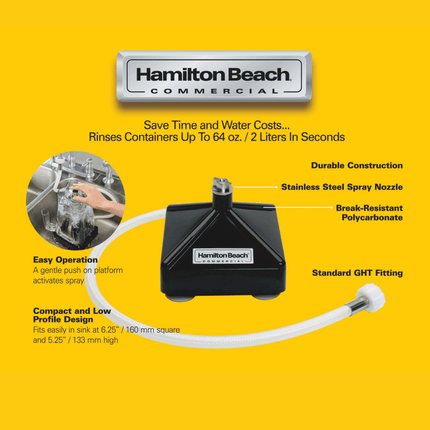 Washer for jugs and blenders, 160X160X(H)133mm - hospitality
