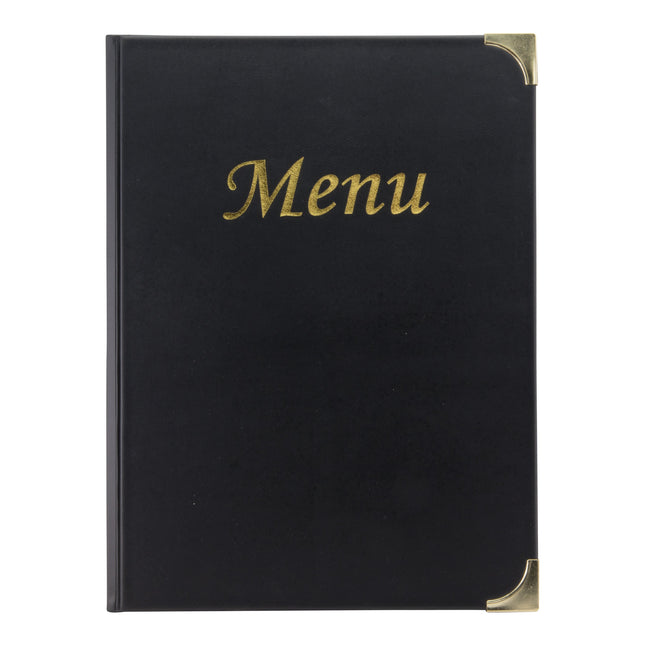 Menu holder 8 x A4 Pack of 10 Black Custom Wood Designs __label: Multibuy wine-red-menu-holder-8-x-a4-pack-of-10-53613308870999