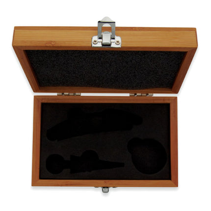 Wine Set with bamboo box pack of 25 Custom Wood Designs __label: Multibuy wineboxsetbamboopromogiftingbrandingcustomwooddesigns_30a428fc-6e93-44fe-a29d-6c002bafe2f7