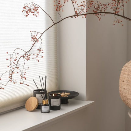 Wooden bamboo lid scented candle pack of 25 - hospitality