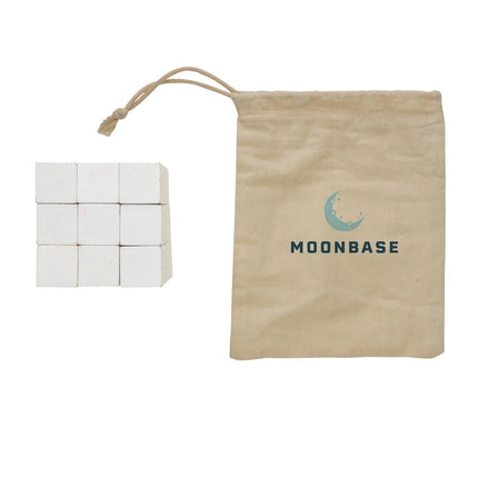 Wooden brain game in canvas pouch - hospitality