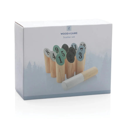 Wooden scatter set - hospitality
