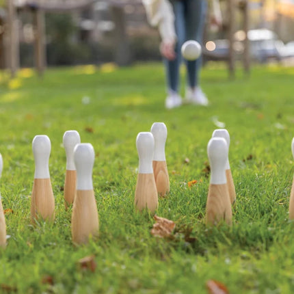 Wooden skittles set - hospitality