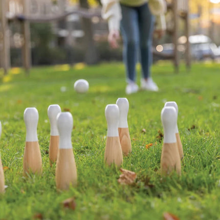 Wooden skittles set - hospitality