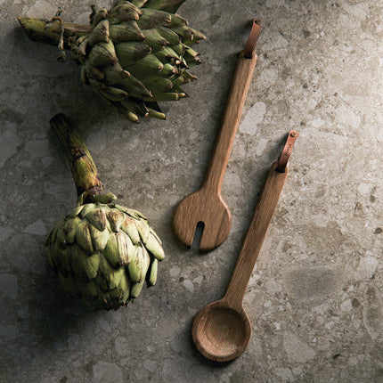 Oak Serving Cutlery pack of 25 Custom Wood Designs __label: Multibuy woodenservingutensilscustomwooddesigns