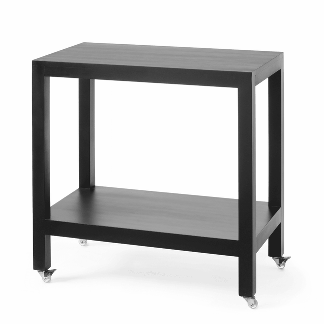 Wózek kelnerski Madeira Black 820x460x(h)850 mm - hospitality