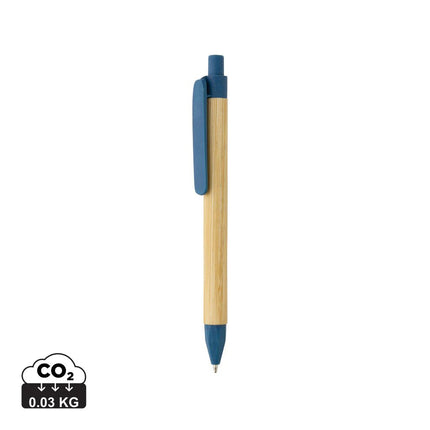 Write responsible recycled paper barrel pen - hospitality