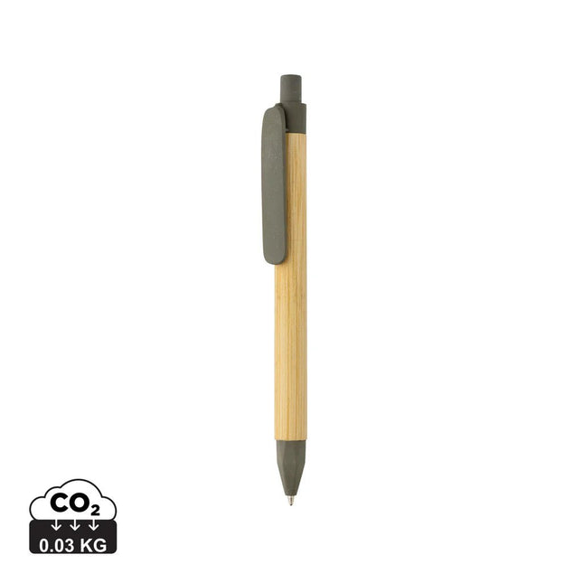 Write responsible recycled paper barrel pen - hospitality