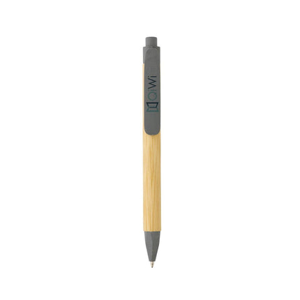 Write responsible recycled paper barrel pen - hospitality
