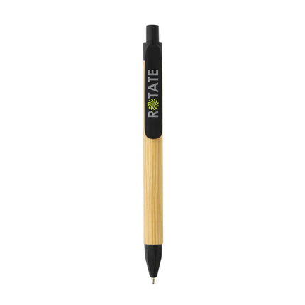 Write responsible recycled paper barrel pen - hospitality