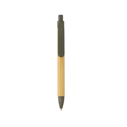 Write responsible recycled paper barrel pen - hospitality