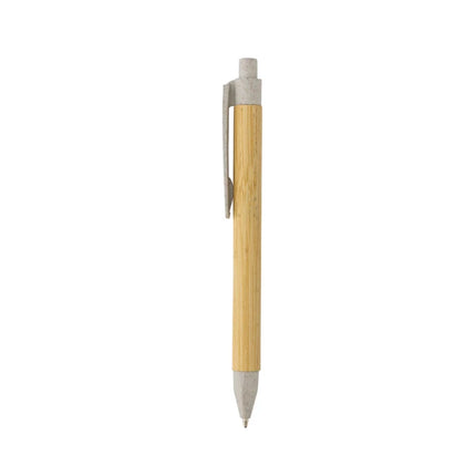 Write responsible recycled paper barrel pen - hospitality