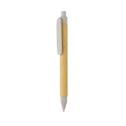 Write responsible recycled paper barrel pen - hospitality