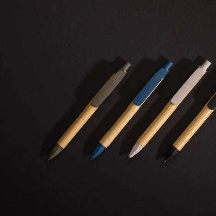 Write responsible recycled paper barrel pen - hospitality