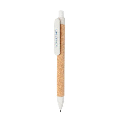Write wheatstraw and cork pen - hospitality