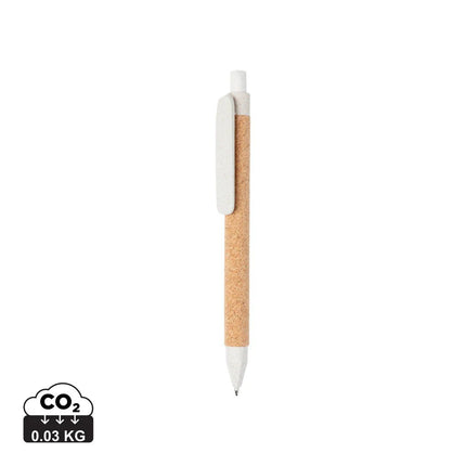 Write wheatstraw and cork pen - hospitality
