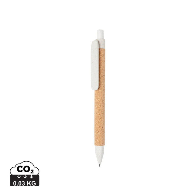 Write wheatstraw and cork pen - hospitality