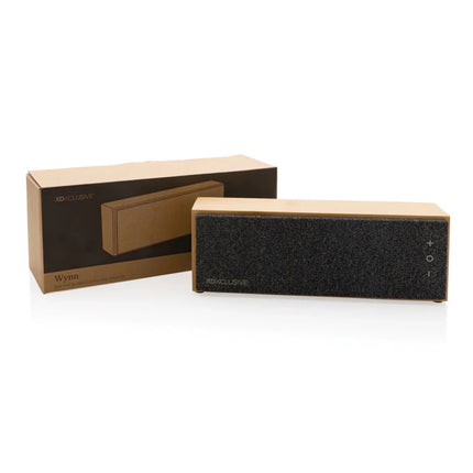 Wynn 10W bamboo wireless speaker - hospitality