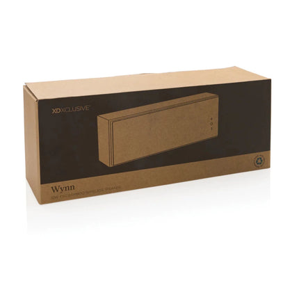 Wynn 10W bamboo wireless speaker - hospitality