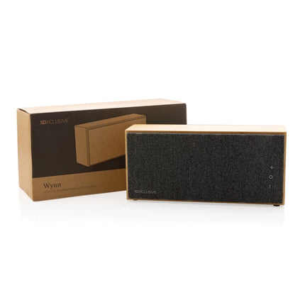Wynn 20W bamboo wireless speaker - hospitality