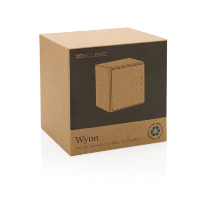 Wynn 5W bamboo wireless speaker - hospitality