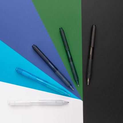 X9 frosted pen with silicone grip - hospitality