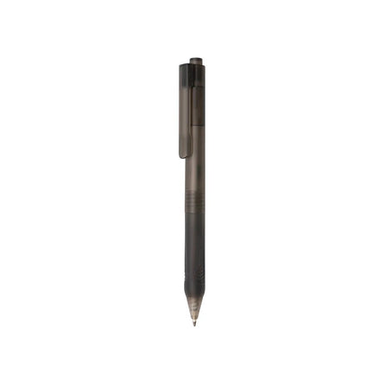 X9 frosted pen with silicone grip - hospitality