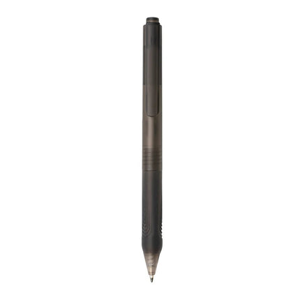 X9 frosted pen with silicone grip - hospitality