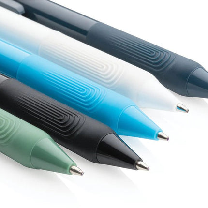 X9 solid pen with silicone grip - hospitality