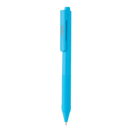 X9 solid pen with silicone grip - hospitality
