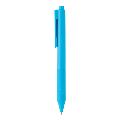 X9 solid pen with silicone grip - hospitality