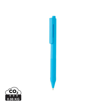 X9 solid pen with silicone grip - hospitality