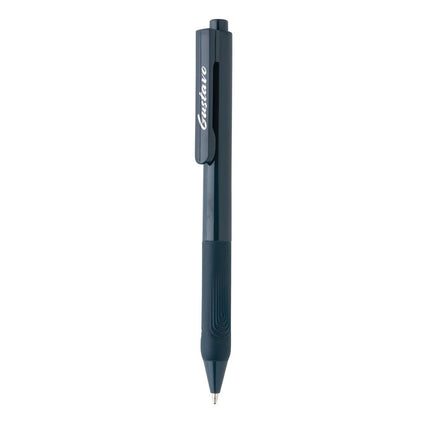 X9 solid pen with silicone grip - hospitality