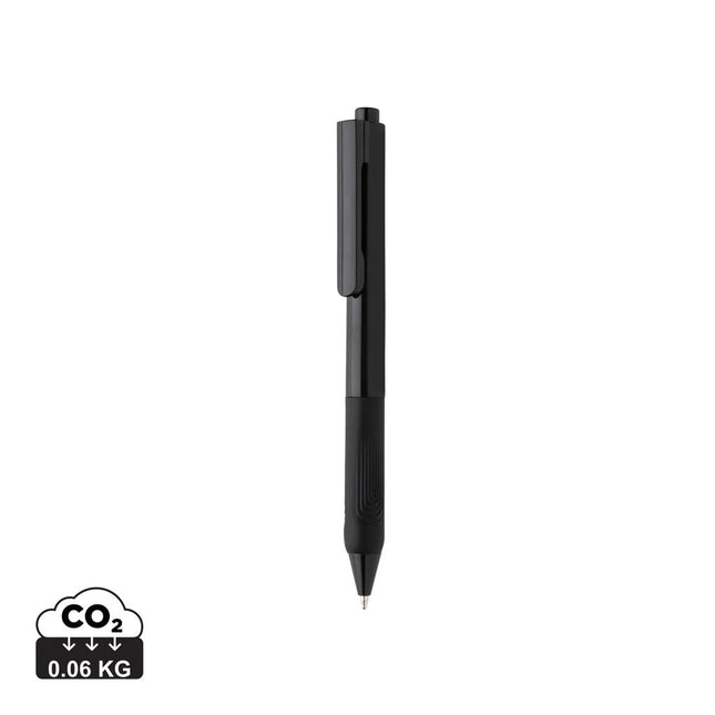 X9 solid pen with silicone grip - hospitality