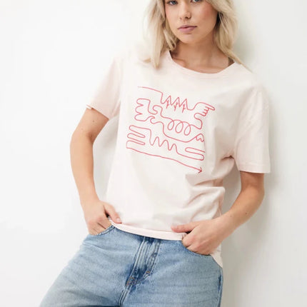 Yal women lightweight recycled cotton t-shirt - hospitality