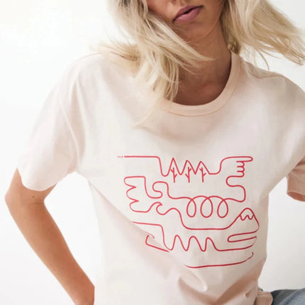 Yal women lightweight recycled cotton t-shirt - hospitality