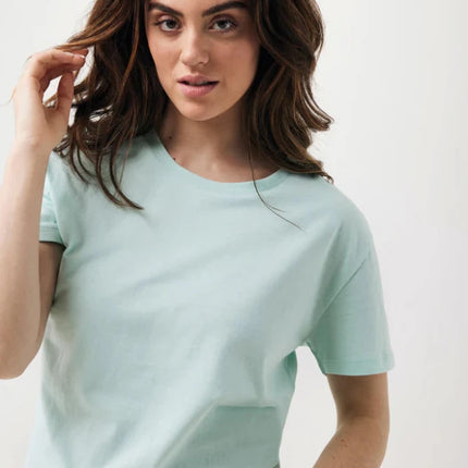 Yal women lightweight recycled cotton t-shirt - hospitality
